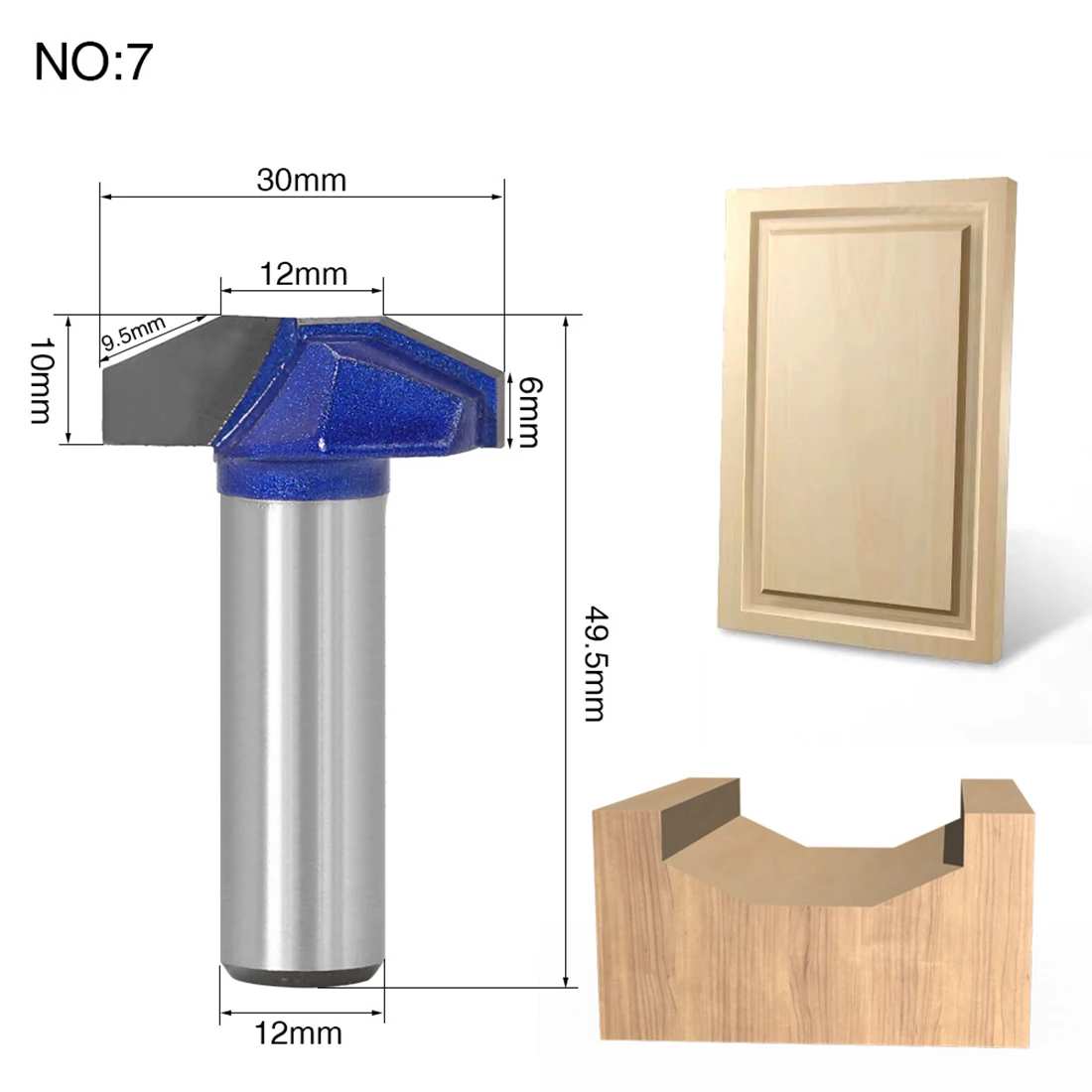 High Quality 12mm Shank Wood Cabinet Door Frame Router Bit Milling 12mm Shank Wood Cabinet Door Frame
