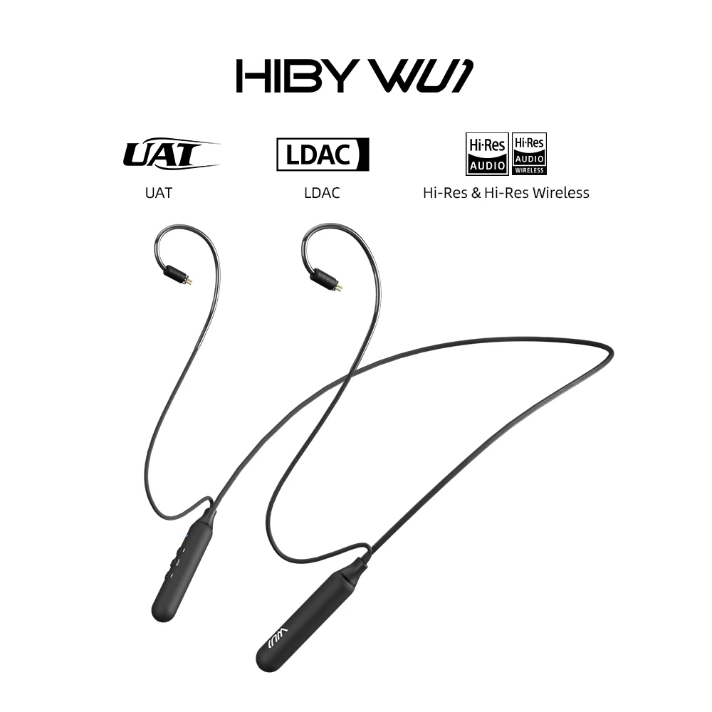 HiBy WU1 QCC5125 + AK4331 DAC шейный обод Sport Bluetooth 5 0 кабель для наушников MMCX 78 мм с микрофоном