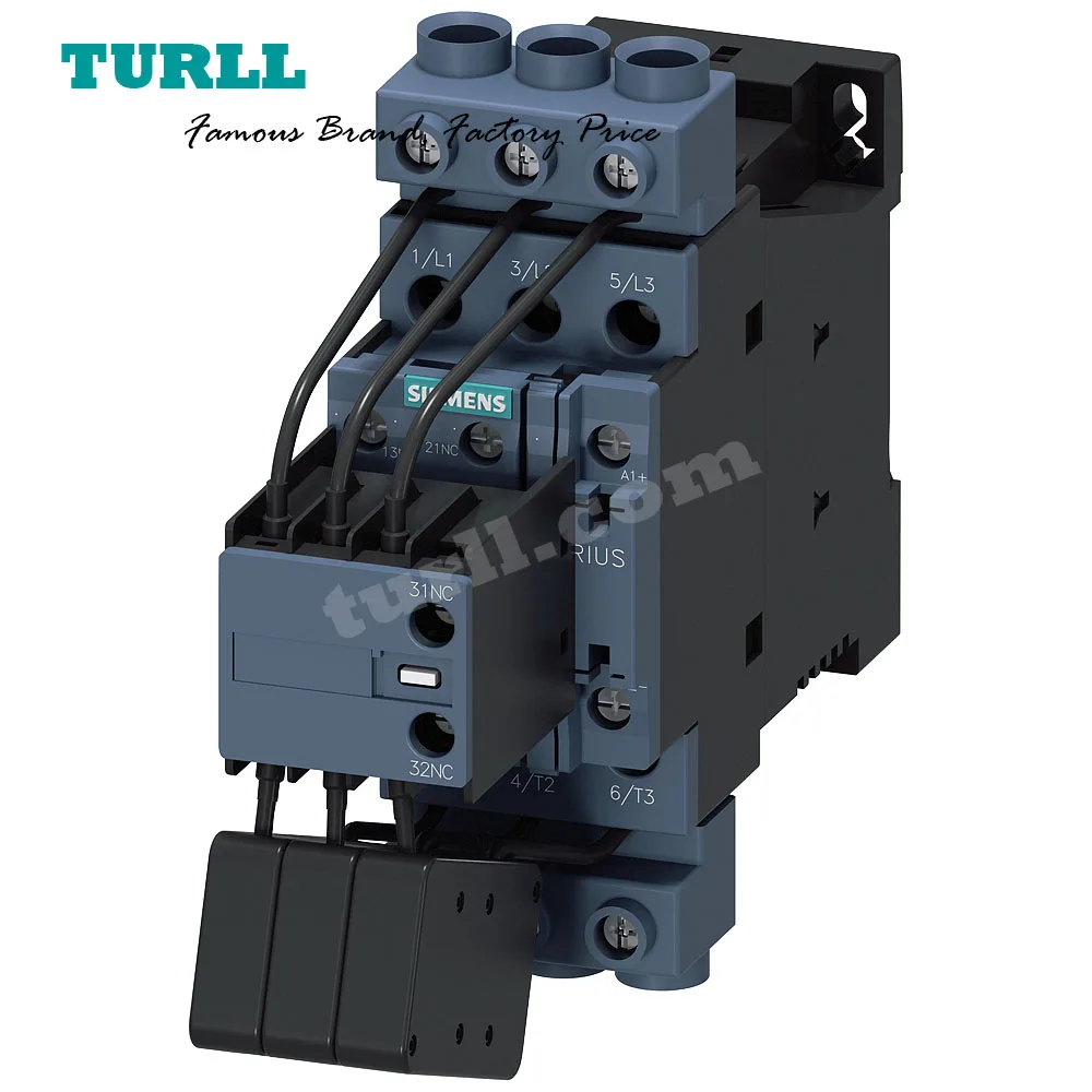 Контактор SIEMENS 3RT2628 1BB45 3RT26281BB45 контактор конденсатора AC-6b 33 kVAr / 400 V 1 NO + 2 NC 24 DC