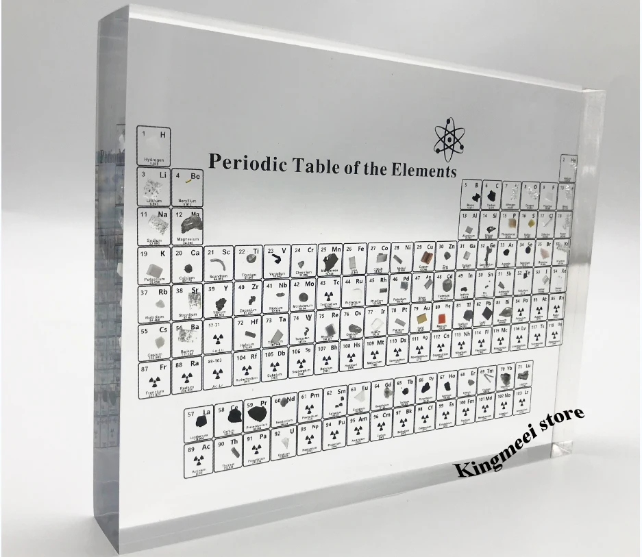 Large Stock Acrylic Periodic Table Chemical Periodic Table Acrylic Crystal Physical Periodic Table Gifts Real Elements Inside Chemistry Aliexpress