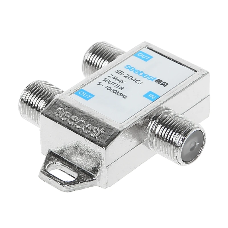 Free postage 2-Way HD Digital Splitter Connector Satellite TV Receiver Designed For SATV/CATV