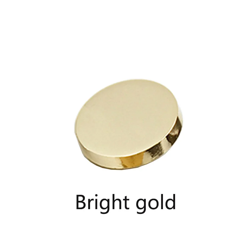 Bright gold 10 шт./лот три цвета металлическая кнопка цинковый сплав хвостовик кнопка для ветронепроницаемая куртка пуговицы Застежка Швейные принадлежности - Цвет: Bright gold