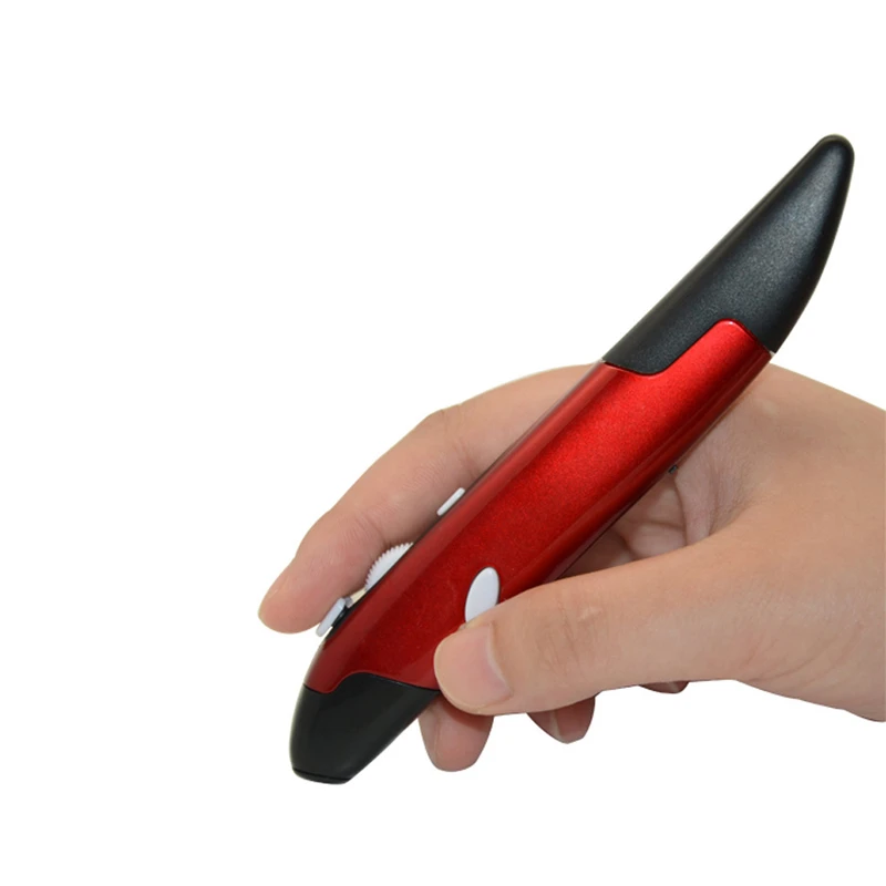 2.4Ghz Wireless Mouse Optical Pen Vertical USB Mouse Computer Pc Pen Boars Pen-Shaped Mice 1600dpi Wireless Mouse For PC laptop