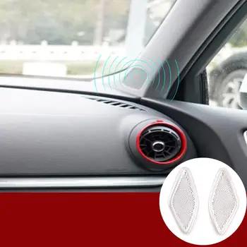 

Car styling is suitable for Audi A3 2014 2015 2016 2017 2018 2019 2020 Aluminum alloy A-pillar speaker grille Car Accessories