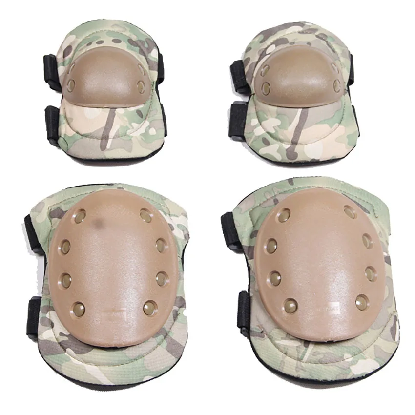 Protective gear 4Pcs Мужская одежда высокого качества на открытом воздухе Военная Униформа камуфляжная рубашка тактическая одежда полный Маскировка ACU Настоящий мужской Frogman - Цвет: Protective gear 4Pcs