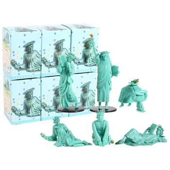 

The Statue of Liberty Vol.2 Mini PVC Figure Funny Desktop Toys Figurines 6pcs/set