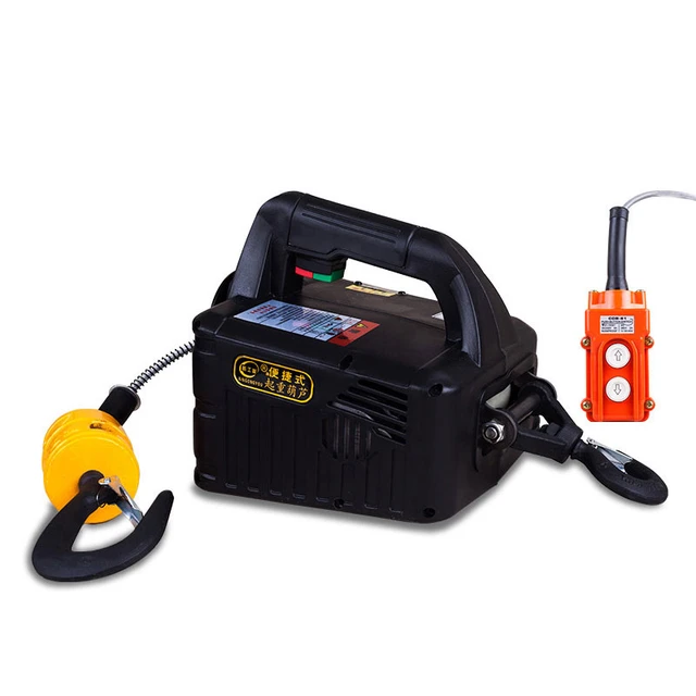New Portable Electric Hoists Chain Hoist Cordless Drill Winch With 3m Chian  0.125t/0.25t/0.5t/1t - Lifting Cranes - AliExpress