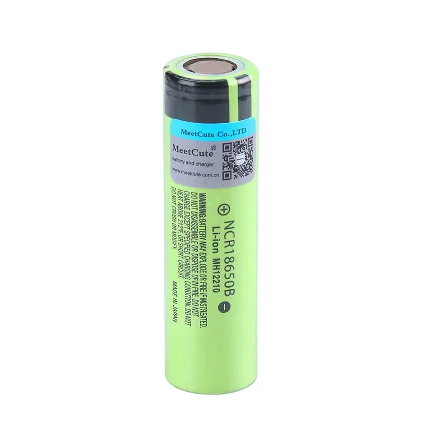 Meetcute 3,7 v 3400mah 18650 литиевая аккумуляторная батарея NCR18650B аккумулятор - Цвет: 1pcs
