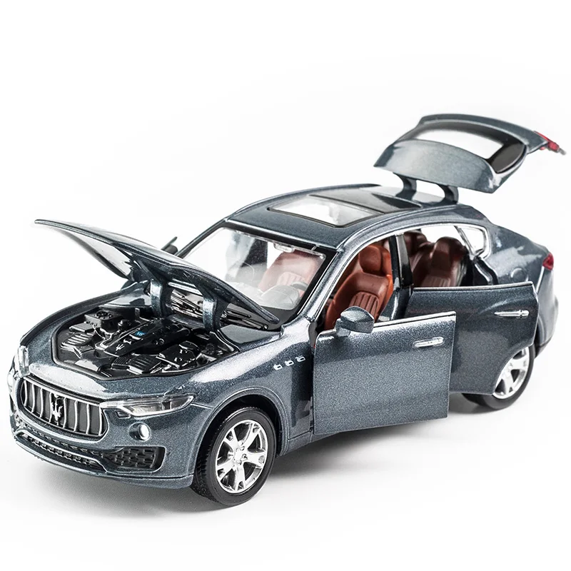 1:32 весы Maserati Levante литой под давлением автомобиль металлическая модель звук и