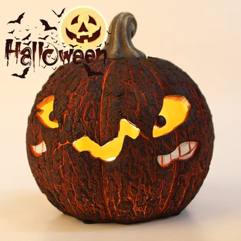 

Resin Crackle Halloween Atmosphere Decoration Light Children's Lantern Holiday Lighting Little Crab Pumpkin Night Light