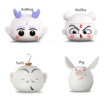 

Topoch Baby Night Light Silicone Kawaii Mini Cute Cartoon Color Gradient by Patting USB Charge Nursery Lamp Toy Gift Room Decor