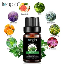 Inagla эфирное масло тимьяна чистое натуральное 10 мл чистые эфирные масла Ароматерапия диффузоры масло здоровый иммунный воздух свежий уход