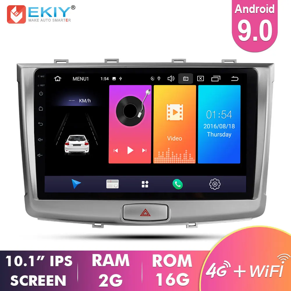 EKIY 10,1 ''ips Автомобильный мультимедийный Android 9,0 авто радио для Great Wall Haval H6 Navi gps навигация 4G стерео аудио видео плеер