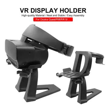 

Vr Stand,Headset Display Holder And Station For Oculus Go / Rift /Oculus Rift S / Quest Oculus Quest Headset Press Controllers
