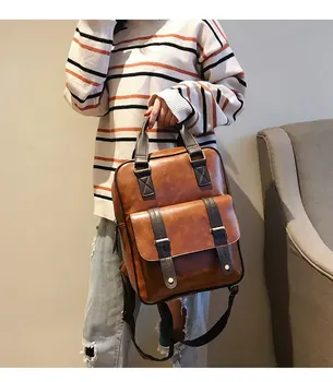 

9L Luxury Women Leather Backpack 2020 Classic School Bag Backpacks Teens Teenage Small Mini Backpack Female Black Brown Solid PU