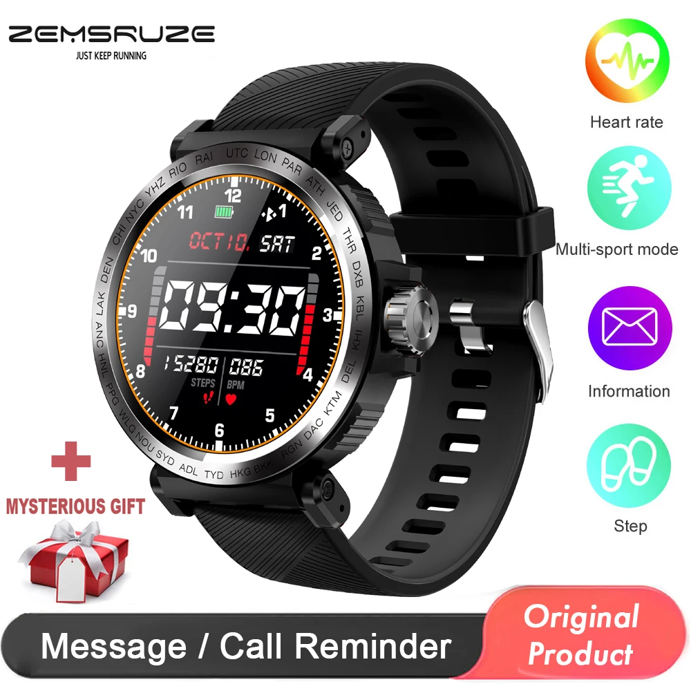 

S18 smart watch Blood Pressure smartwatch men wrist watch inteligentne zegarki relojes para mujer Call Message Reminder monitor