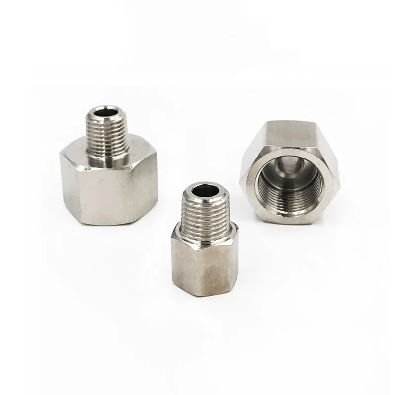 Thread Pipe-Fitting-Connector Male-To-Female 304-Stainless-Steel BSP 1/2-Socket High-Pressure-Resistant