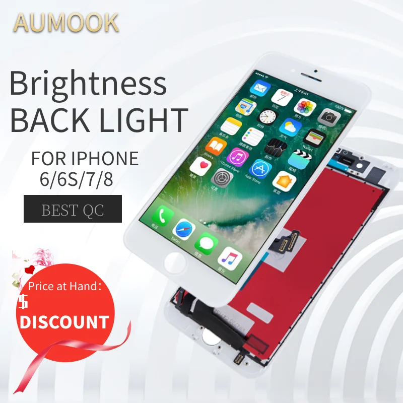 

Premium LCD for iphone 6s Display LCD touch screen Digitizer Assembly For iPhone7 8 7 plus 8 plus Display LCD With Perfect 3D
