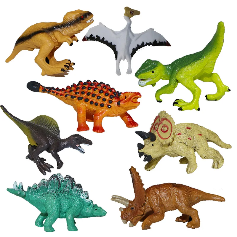 

8pcs Dinosaur Toys Set Dinosaur Party Dino Model Action Figure Role Play World Educationa Collectionsl Toys For Kids Children