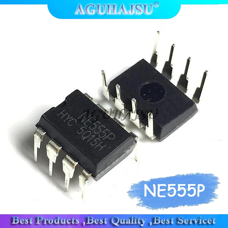 10 шт. NE555P NE555 DIP8 DIP NE555N новый оригинальный | Электронные компоненты и