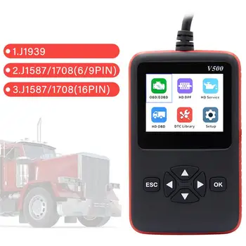 

V500 OBD2/EOBD Car Scanner Automotive Engine Fault Code Reader Car Code Reader Car Diagnostic Tool