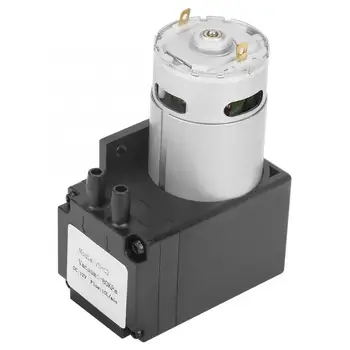 

DC12V 12W Mini Small Oilless Vacuum Pump -80KPa Flow 10L/min for Gas Mini Pump