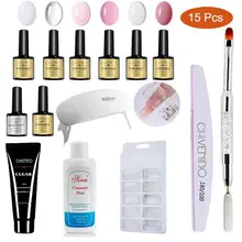 Новинка,, E14 шт, полигелевый Набор для наращивания ногтей, 3 цвета, Быстросохнущий комплект для фототерапии, для профессионального маникюрного салона и маникюра своими руками