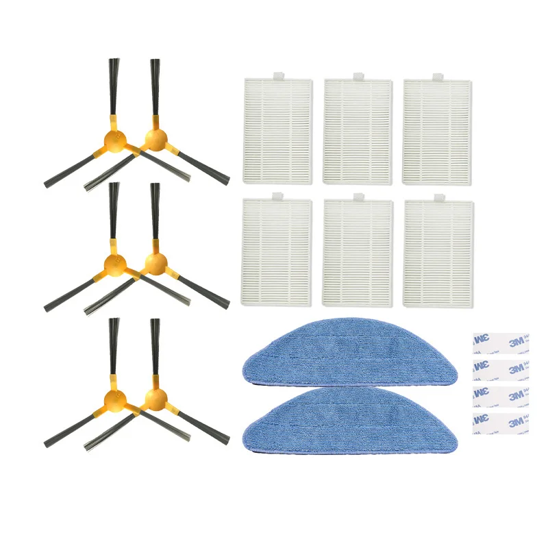 Side Brush Filter Mop Cloth For Proscenic 800T,820S Vacuum Cleaner Tool Parts
