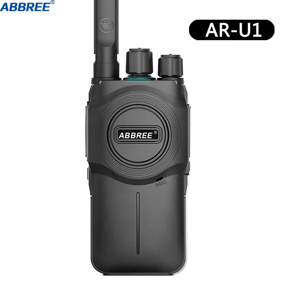 ABBREE AR-U1 мини-рация Портативная радиостанция 400-480 МГц двухстороннее радио uhf band BF-888S UV-5R радиоприемник - Цвет: Only one radio