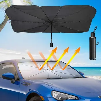 

Foldable Car Sun Umbrella Block Heat UV Sun Shade Umbrella for Windshield Protection Block Heat UV Windshield Accessories
