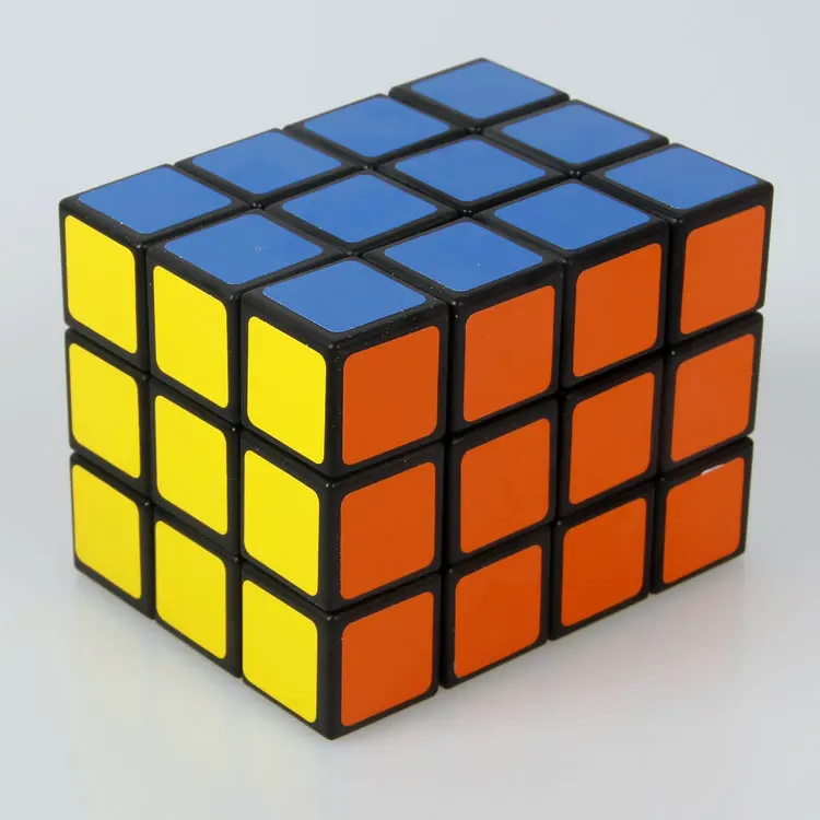 334 черно-белый с рисунком Кубик Рубика C4u 3X3X4 многослойный полнофункциональный три четыре черный фон Кубик Рубика