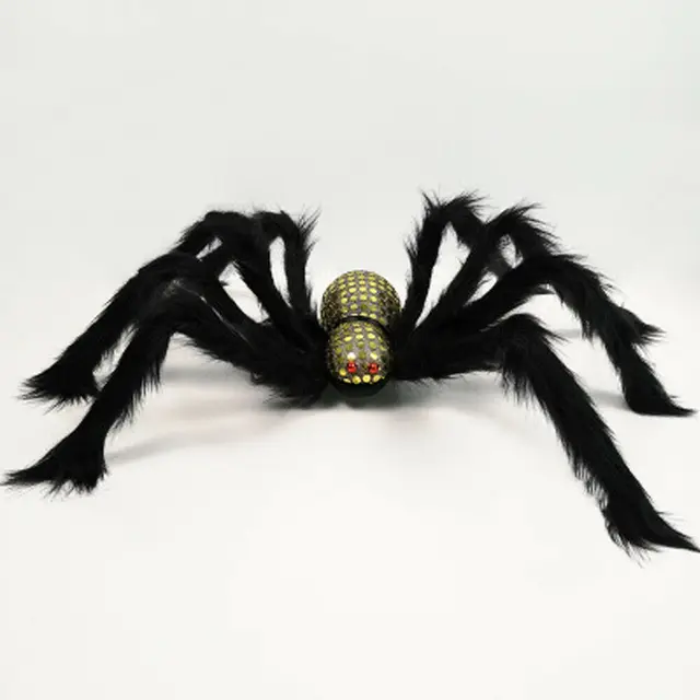 Une araignée Scintillant Peluche Araignée Accessoire Halloween réseau