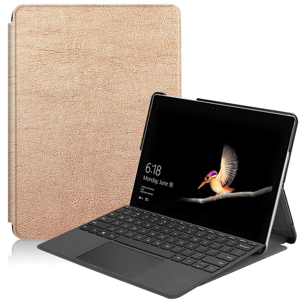 Чехол Mosunx для microsoft Surface Go 10 дюймов, чехол для планшета, откидной Чехол-подставка, кожаный чехол с карандашом, 813#2