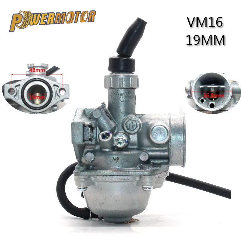 Карбюратор для мотоцикла Mikuni VM16 PZ19 19 мм 70 куб. См 90 110 См|Карбюратор| |