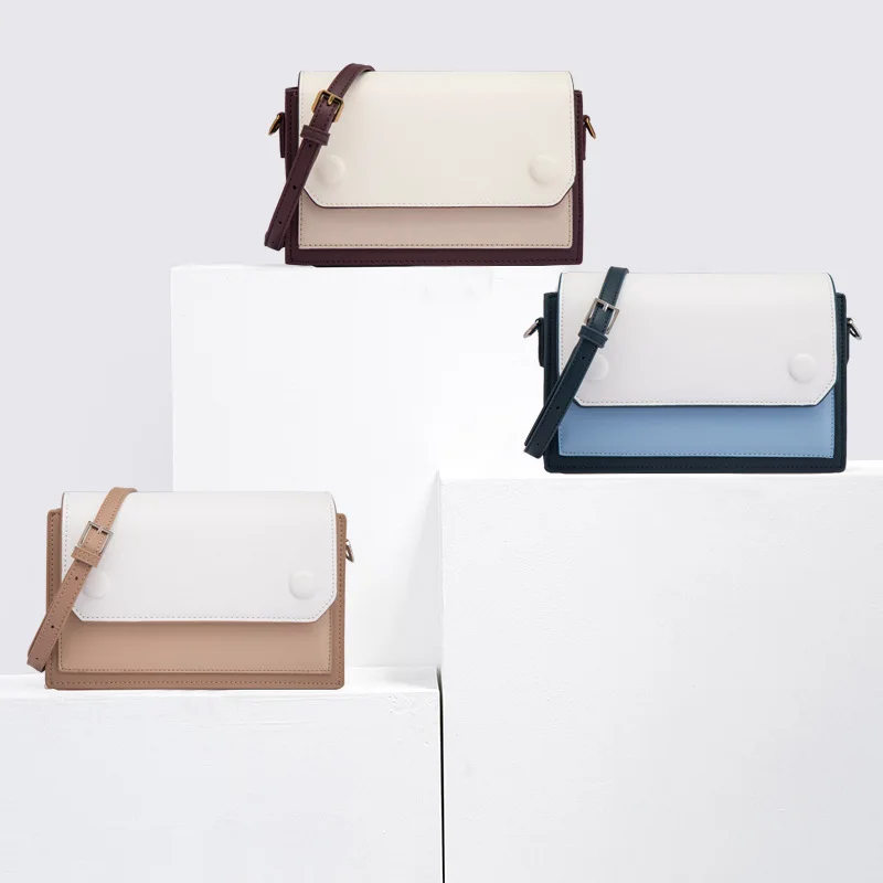

Micro for CK2-20160031 Joint Contrast Color Shoulder WOMEN'S Bag New Style 2019 Peas Bag