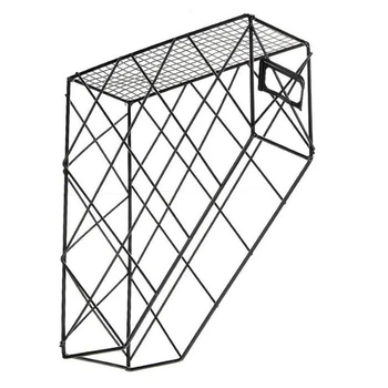 

Metal Grid File Rack Data Frame Desk Newspaper Racks Gold Storage Basket