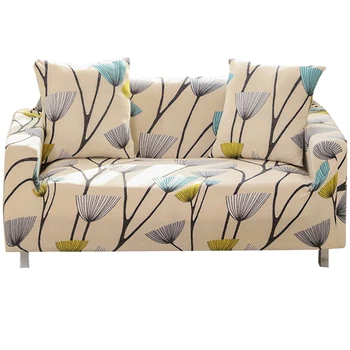 

Print Furniture Protector Sofa Cover Couch Elastic Washable Non Slip All Inclusive Home Decor Modern Slipcover Soft