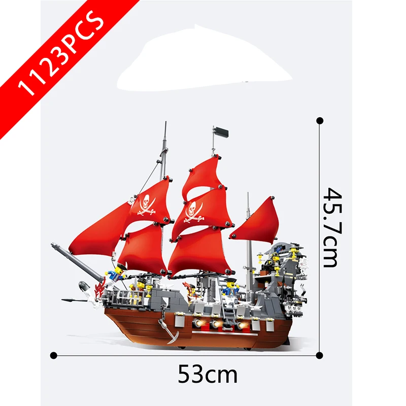 

2020 lepinngl Pirate Series Toys Black Beard Compatible lepinngl Pirate Series Buildin Blocks Toys for Children Birthday Gift
