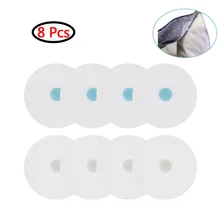 8 Pcs Grippers מחזיק מיטה שמיכה כיסוי סופגניות מצליפה גריפר שמיכות מלך גיליון אטב קליפים לשמור פינה במקום(China)
