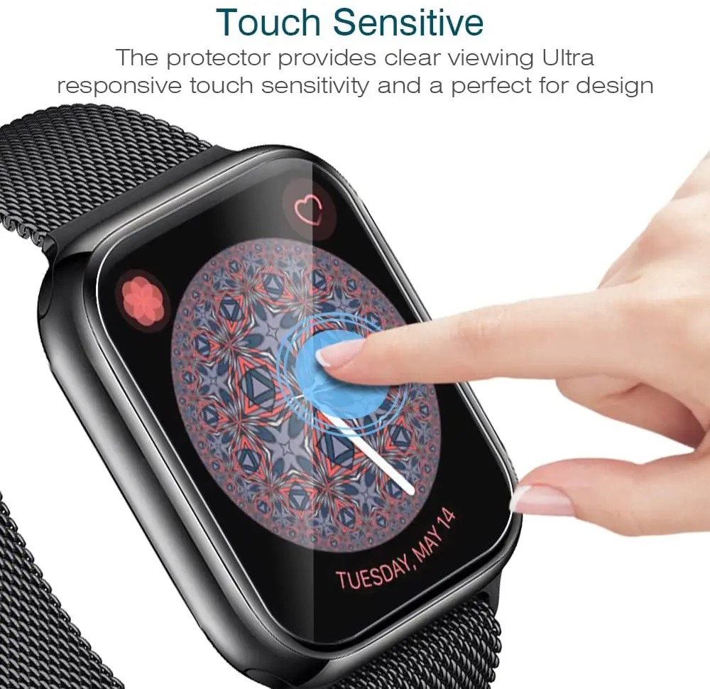 Displayschutzfolie für Apple Watch Serie 9 7 8 41 mm 45 mm HD transparente TPU-Folie iwatch Serie 6 5 4 3 2 1 SE 38 mm 42 mm 40 mm 44 mm – Detail 2