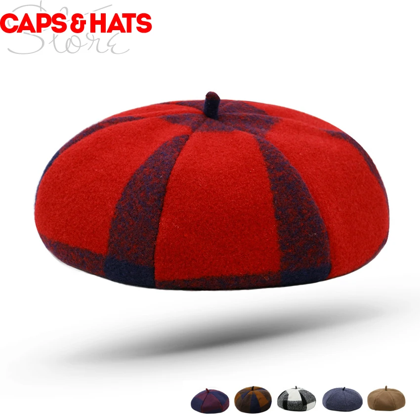Новое поступление, берет, Женская восьмиугольная кепка, остроконечная, Блиндер, берре, британский живописец, французская шляпа, заколка, петтен, живописные шляпы, бере