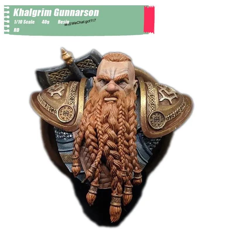 RD масштаб 1/10 Смола Бюст модели игрушки гномы халгрим ганнарсон DIY сборка
