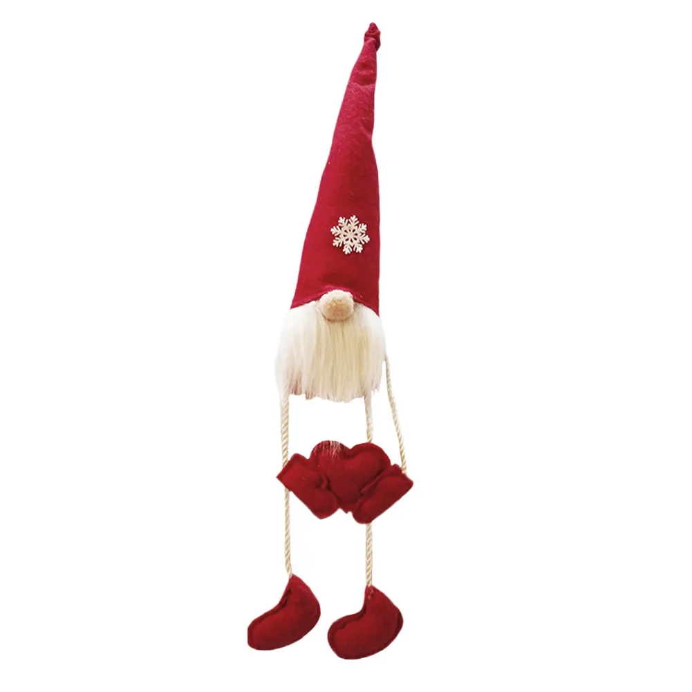 

Faceless Christmas Doll Hanging Decoration Home Window Ornaments Desktop Pendant Stuffed Festival Soft Crafts Cute