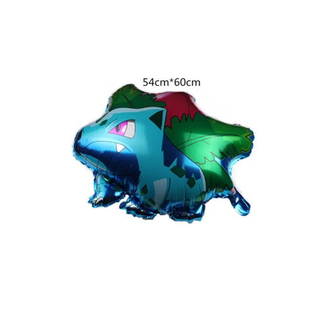 4pcs/Set Pokemon Balloon Charmander Squirtle Bulbasaur Pikachu Decoration Supplies Toys Kids Xmas Birthday Party Gift 4