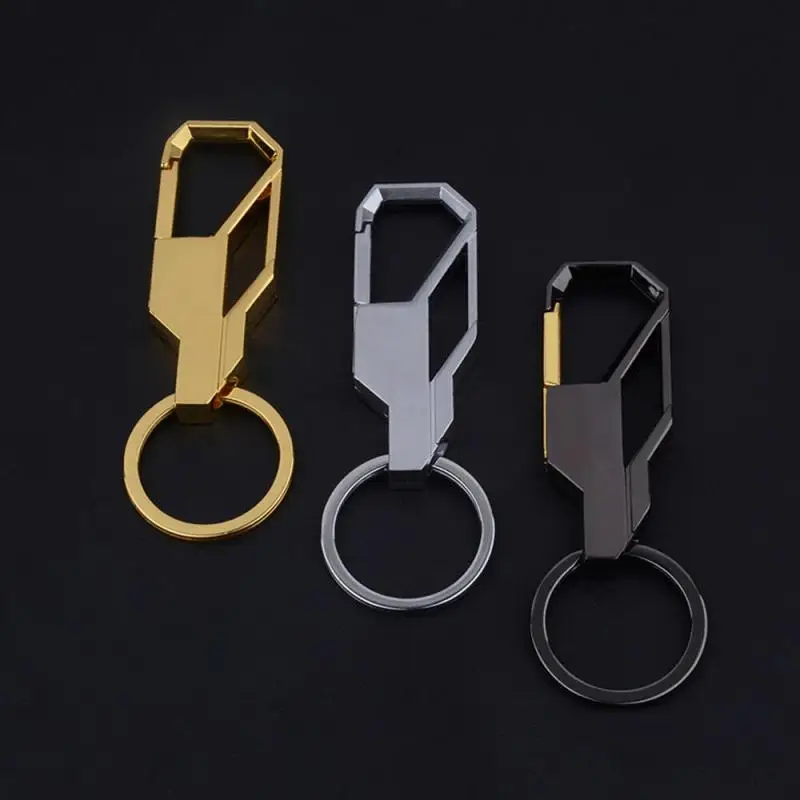 

single ring metal waist hanging keychain Metal Blank Keyring Keychain Keyfob Key Holder Rings Men Key Chains Accessories