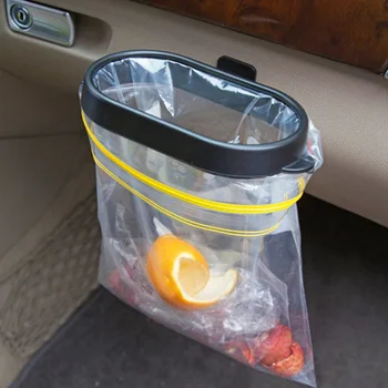 

CarTrash Bin frame for Car Automoboiles Trash Can Frame Auto Garbege Waste Bag Holder Plastic Organizer Box Rubbish Accessories