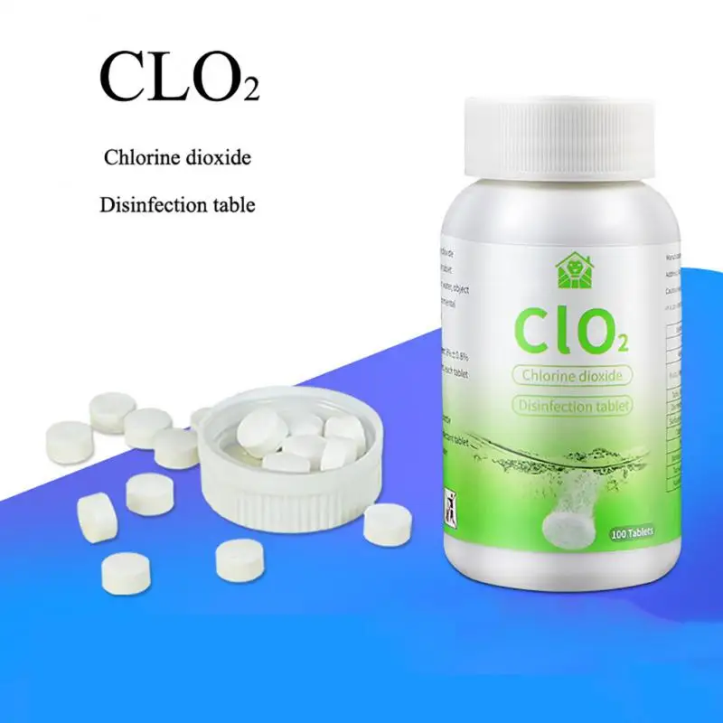 Полезная бутылка для бассейна CLO2 дезинфекционный стол с диоксидом Хорина