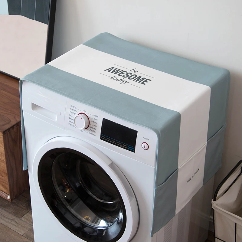 Водонепроницаемая стиральная машина пальто с сумкой для хранения кухонные аксессуары для стиральных машин пылезащитный чехол для холодильника пылезащитный - Цвет: x3001