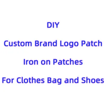 

Trend Brand LOGO Patches Iron on Letters Clothes Stickers DIY Parches Bordados Para La Ropa Jacket Embroidery Applique Badge