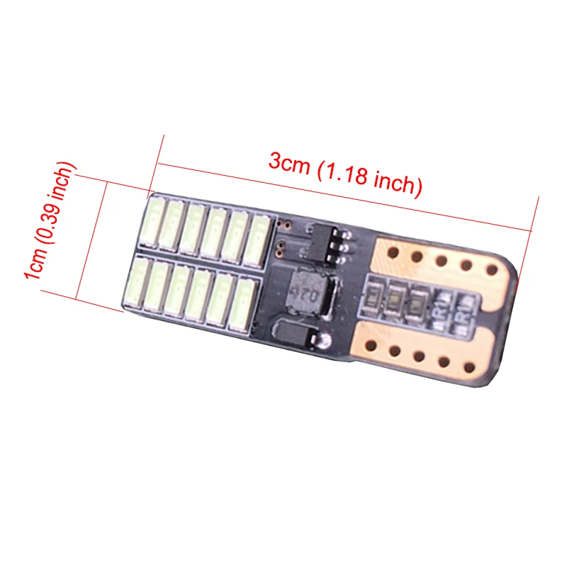 12v супер яркий T10 W5W 4014 SMD 24 светодиодный Canbus Error Free чтение светильник просвет лампа